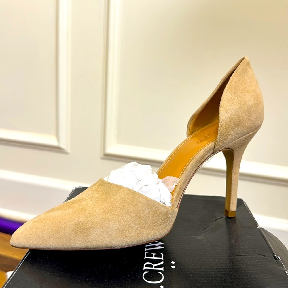 New Lana suede d’orsay pumps, size 7